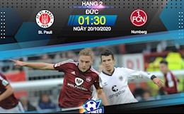 Nhận định bóng đá St.Pauli vs Nurnberg 1h30 ngày 20/10 (Hạng 2 Đức 2020/21)