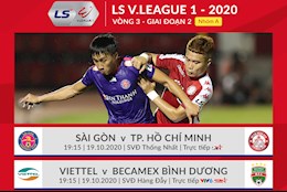Trực tiếp V.League hôm nay 19/10/2020 (Link xem BĐTV, VTV6)