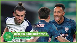 ĐIỂM TIN SÁNG 23/10: Arsenal và Tottenham hân hoan chiến thắng; Ronaldo dương tính lần 2