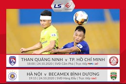 Trực tiếp V.League hôm nay 24/10/2020 (Link xem cực nét)