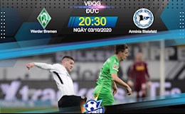 Nhận định bóng đá Bremen vs Bielefeld 20h30 ngày 3/10 (Bundesliga 2020/21)
