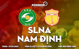 Nhận định bóng đá SLNA vs Nam Định 17h00 ngày 31/10 (V-League 2020)