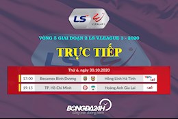 Trực tiếp V.League hôm nay 30/10/2020 (Link xem FULL HD)
