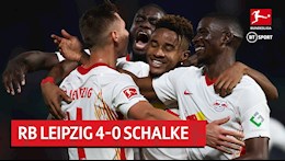 Hủy diệt Schalke, Leipzig vươn lên dẫn đầu Bundesliga 2020/21