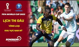 Lịch thi đấu vòng loại World Cup 2022 khu vực Nam Mỹ