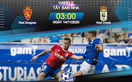 Nhận định bóng đá Zaragoza vs Oviedo 3h00 ngày 14/11 (Hạng 2 TBN 2020/21)
