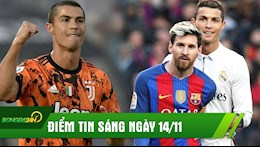ĐIỂM TIN SÁNG 14/11: MU gửi lời đề nghị tới Ronaldo; Messi sút hỏng pen nhiều nhất thế kỷ