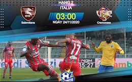 Nhận định bóng đá Salernitana vs Cremonese 3h00 ngày 24/11 (Hạng 2 Italia 2020/21)