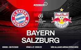 Nhận định bóng đá Bayern Munich vs Salzburg 3h00 ngày 26/11 (UEFA Champions League 2020/21)