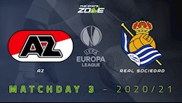 Nhận định bóng đá AZ Alkmaar vs Sociedad 3h00 ngày 27/11 (Europa League 2020/21)