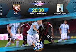 Nhận định bóng đá Torino vs Virtus Entella 20h00 ngày 26/11 (Cúp quốc gia Italia 2020/21)