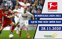 Lịch thi đấu bóng đá Đức Bundesliga 2020/21 hôm nay 28/11