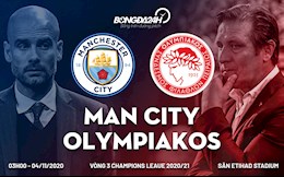 Nhận định Man City vs Olympiacos (03h00 ngày 4/11): Cityzens sải cánh ở trời Âu