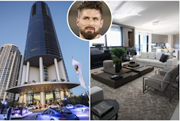 David Beckham dùng siêu căn hộ và biệt thự khủng lôi kéo Olivier Giroud
