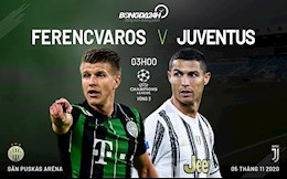 Nhận định bóng đá Ferencvaros vs Juventus 3h00 ngày 5/11 (UEFA Champions League 2020/21)