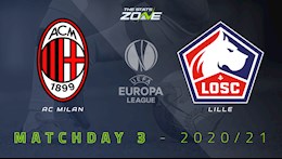 Nhận định bóng đá AC Milan vs Lille 3h00 ngày 6/11 (Europa League 2020/21)