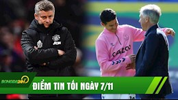 ĐIỂM TIN TỐI 7/11: Solskjaer không sợ bị MU sa thải; Everton nhận tin cực vui trước đại chiến