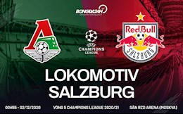 Nhận định bóng đá Lokomotiv Moscow vs Salzburg 0h55 ngày 2/12 (Champions League 2020/21)