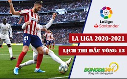 Lịch thi đấu vòng 13 La Liga 2020/2021 : Derby thành Madrid
