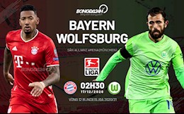 Nhận định bóng đá Bayern Munich vs Wolfsburg 2h30 ngày 17/12 (Bundesliga 2020/21)