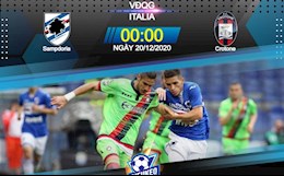 Nhận định bóng đá Sampdoria vs Crotone 0h00 ngày 20/12 (Serie A 2020/21)
