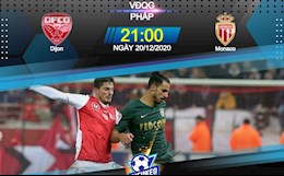 Nhận định bóng đá Dijon vs Monaco 21h00 ngày 20/12 (Ligue 1 2020/21)