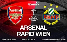 Nhận định bóng đá Arsenal vs Rapid Wien 3h00 ngày 4/12 (Europa League 2020/21)