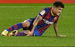 Coutinho có thể nghỉ nhiều tháng vì chấn thương đầu gối