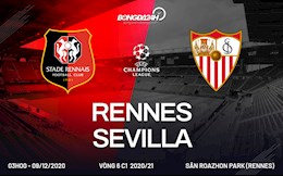 Nhận định bóng đá Rennes vs Sevilla 3h00 ngày 9/12 (Champions League 2020/21)