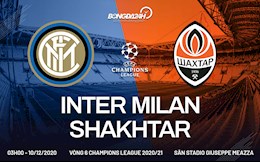 Nhận định bóng đá Inter Milan vs Shakhtar 3h00 ngày 10/12 (Champions League 2020/21)