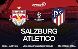 Nhận định bóng đá Salzburg vs Atletico Madrid 3h00 ngày 10/12 (Champions League 2020/21)