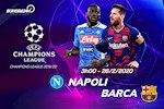 3 màn so tài hấp dẫn ở trận đấu Napoli vs Barcelona