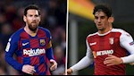 Tân binh Barca được so sánh với Messi