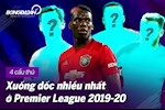 4 cầu thủ xuống dốc nhiều nhất ở Premier League 2019-20: Không thể thiếu Pogba!