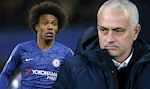 Willian bực bội khi bị cáo buộc "đi đêm" với thầy cũ Jose Mourinho