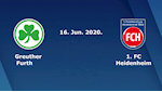 Nhận định bóng đá Greuther Furth vs Heidenheim 23h30 ngày 16/6 (Hạng 2 Đức 2019/20)