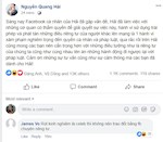 Quang Hải nói gì sau khi bị hack facebook?