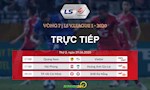 Trực tiếp vòng 7 V.League 2020 hôm nay 29/6