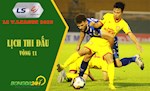 Lịch thi đấu vòng 11 V.League 2020: Sức hút sân Thống Nhất