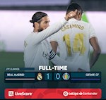 Link xem video bóng đá Real Madrid vs Getafe 1-0 đêm qua: Vững vàng ngôi đầu