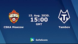 Nhận định bóng đá CSKA Moscow vs Tambov 22h00 ngày 15/8 (VĐQG Nga 2020/21)