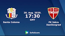 Nhận định bóng đá Santa Coloma vs Iskra 0h00 ngày 21/8 (Europa League 2020/21)