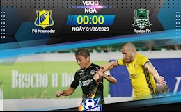 Nhận định bóng đá Krasnodar vs Rostov 0h00 ngày 31/8 (VĐQG Nga 2020/21)