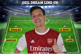 Ozil đích thân chọn đội hình yêu thích, không có đồng đội Arsenal nào