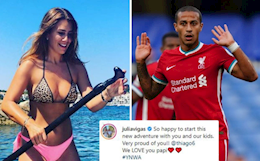 Vợ Thiago Alcantara đã sẵn sàng cho cuộc sống mới