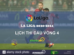 Lịch thi đấu bóng đá TBN: vòng 4 La Liga 2020/2021 mới nhất