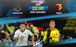 Nhận định bóng đá Swansea vs Watford 22h00 ngày 2/1 (Hạng Nhất Anh 2020/21)