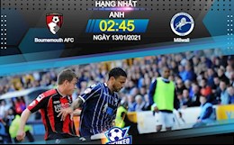 Nhận định bóng đá Bournemouth vs Millwall 2h45 ngày 13/1 (Hạng Nhất Anh 2020/21)