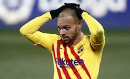 Sắp ra rìa ở Barca, Braithwaite vẫn bình thản “thả like”