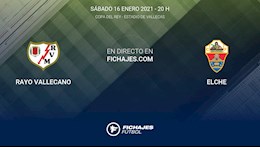 Nhận định bóng đá Vallecano vs Elche 18h00 ngày 16/1 (Cúp Nhà vua TBN 2020/21)